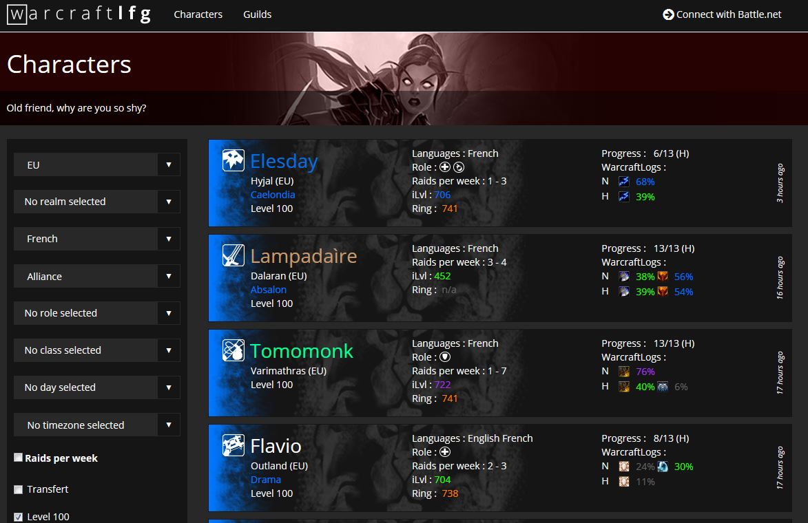 Warcraftlfg